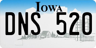 IA license plate DNS520