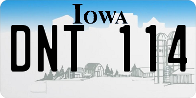 IA license plate DNT114