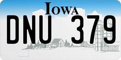 IA license plate DNU379