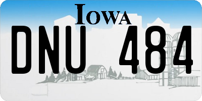 IA license plate DNU484