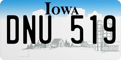 IA license plate DNU519