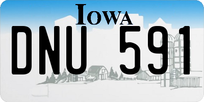 IA license plate DNU591