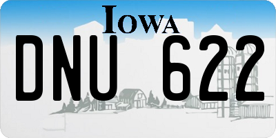 IA license plate DNU622