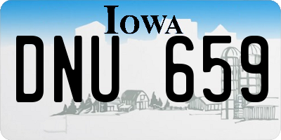 IA license plate DNU659