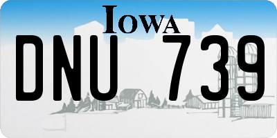 IA license plate DNU739