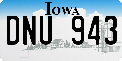 IA license plate DNU943