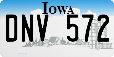 IA license plate DNV572