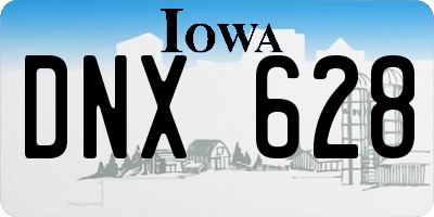 IA license plate DNX628