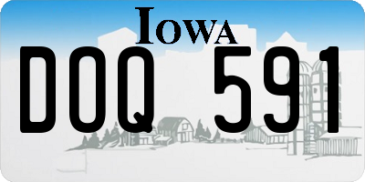 IA license plate DOQ591