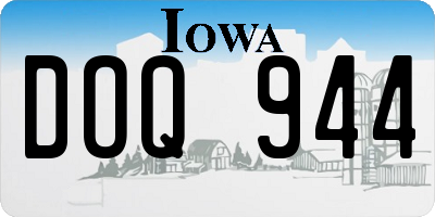IA license plate DOQ944
