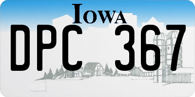 IA license plate DPC367