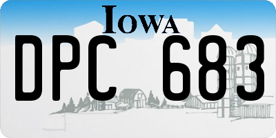 IA license plate DPC683