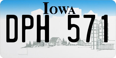 IA license plate DPH571