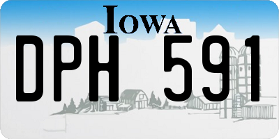 IA license plate DPH591