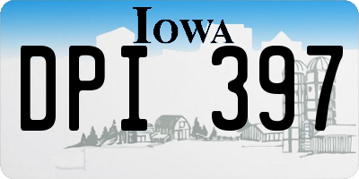IA license plate DPI397