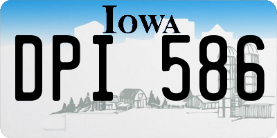 IA license plate DPI586