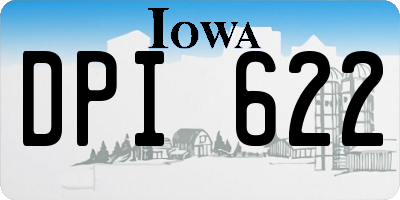 IA license plate DPI622