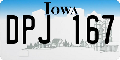 IA license plate DPJ167