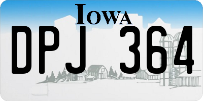 IA license plate DPJ364