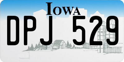 IA license plate DPJ529