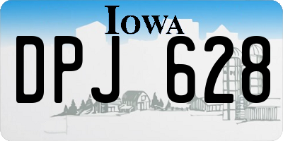 IA license plate DPJ628