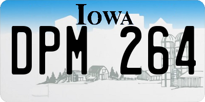 IA license plate DPM264