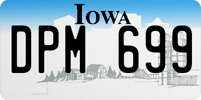 IA license plate DPM699