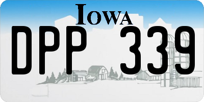 IA license plate DPP339