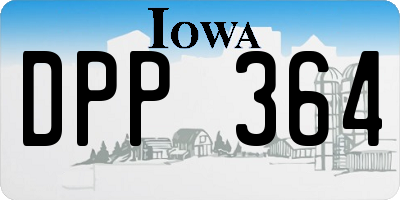 IA license plate DPP364