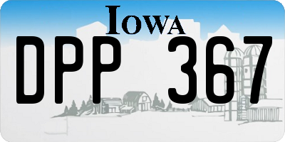 IA license plate DPP367