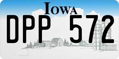 IA license plate DPP572