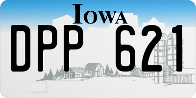 IA license plate DPP621