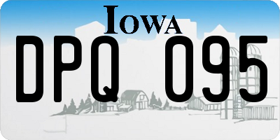 IA license plate DPQ095