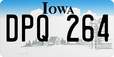IA license plate DPQ264