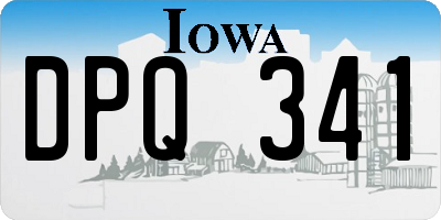 IA license plate DPQ341