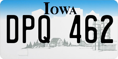 IA license plate DPQ462