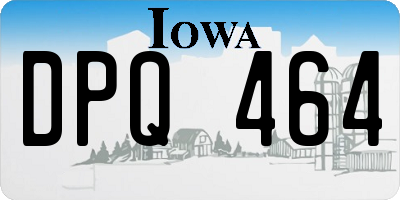 IA license plate DPQ464