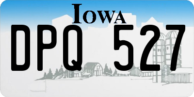IA license plate DPQ527