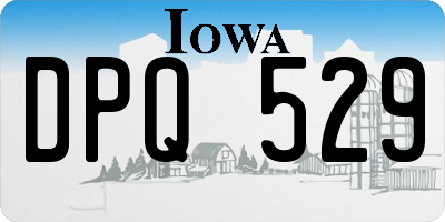 IA license plate DPQ529