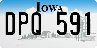 IA license plate DPQ591