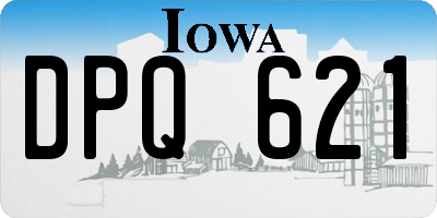 IA license plate DPQ621