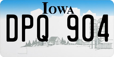 IA license plate DPQ904