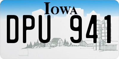 IA license plate DPU941