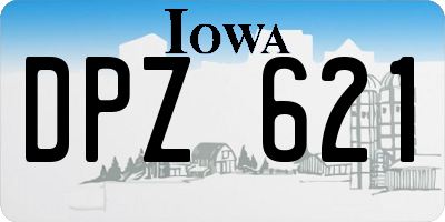 IA license plate DPZ621