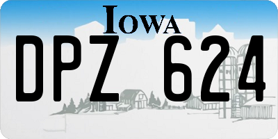 IA license plate DPZ624