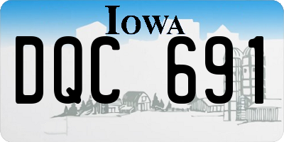 IA license plate DQC691