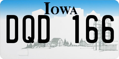 IA license plate DQD166