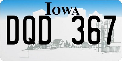IA license plate DQD367