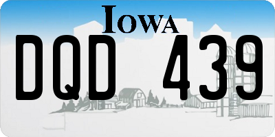 IA license plate DQD439