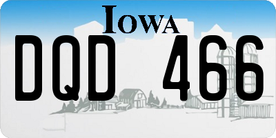 IA license plate DQD466